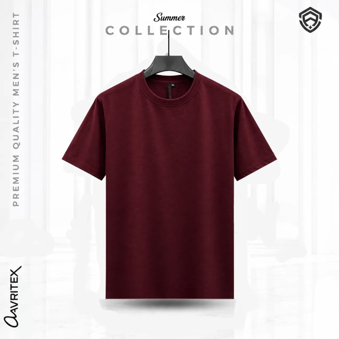 Premium Basic T-Shirt - Maroon Color