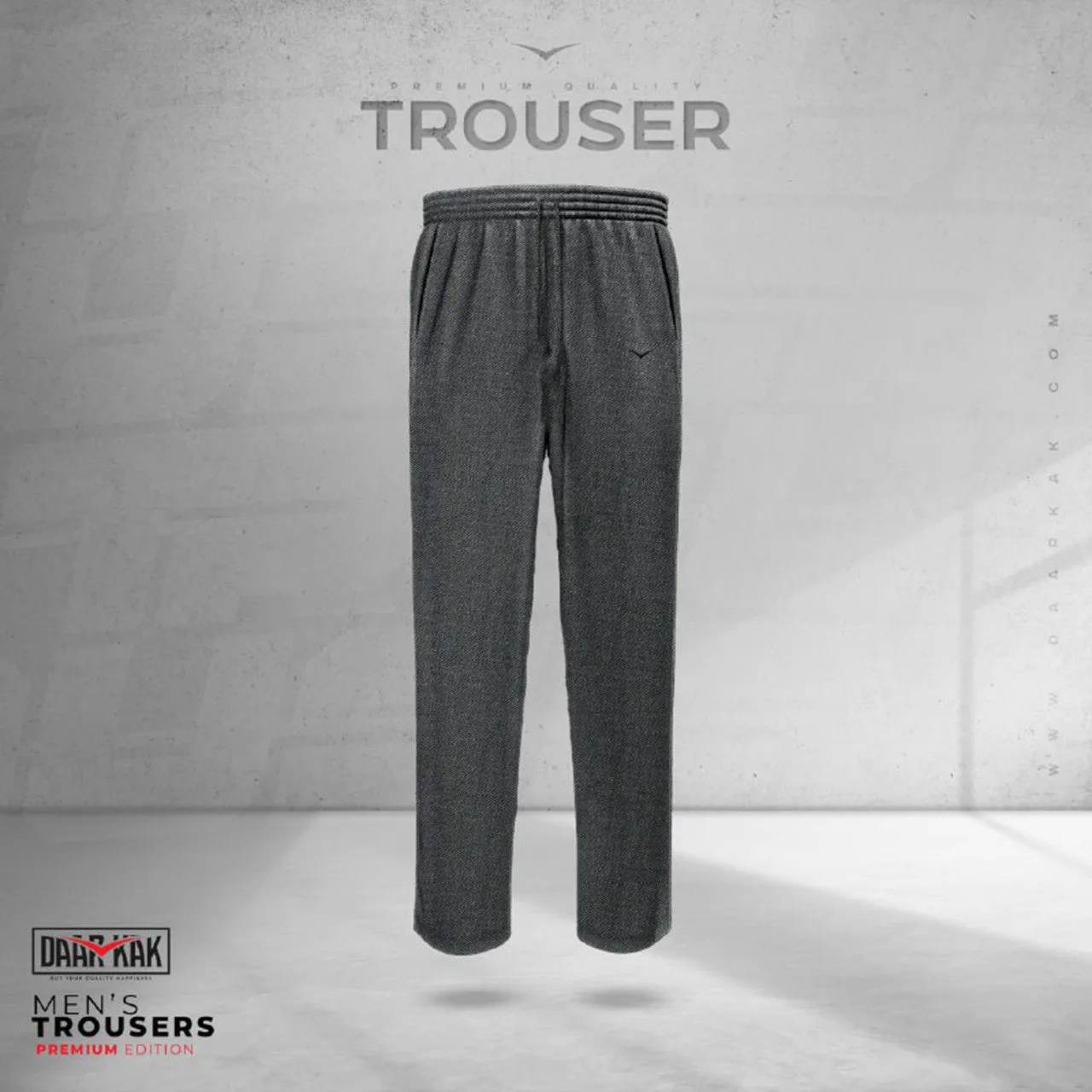 Premium Cotton Trouser Gray Color