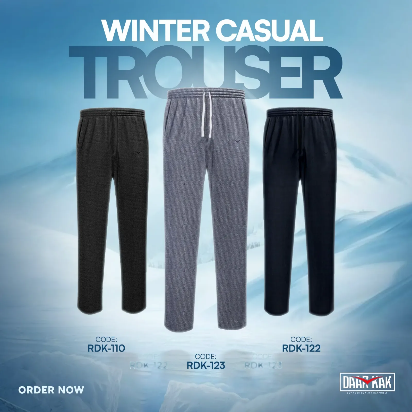 Premium Cotton Trouser  Color 3 Pcs Combo