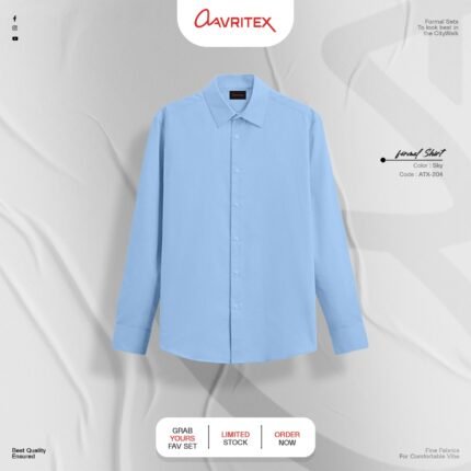 Formal Shirt Sky Color