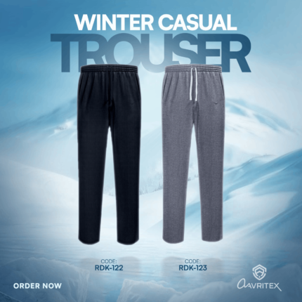 Daarkak Special Stretch Trouser- Ash Black & Ash Blue - RDK-122,RDK-123