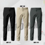 Daarkak Stylish Chino Pant – Khaki, Black & Ash Color